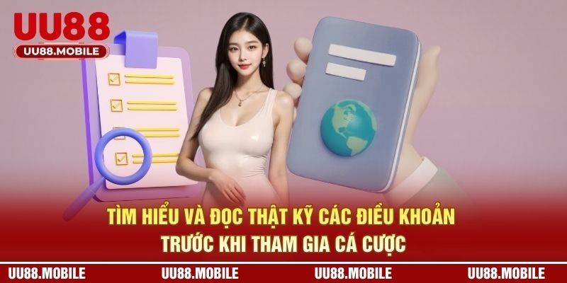 Tìm hiểu và đọc thật kỹ các điều khoản trước khi tham gia cá cược